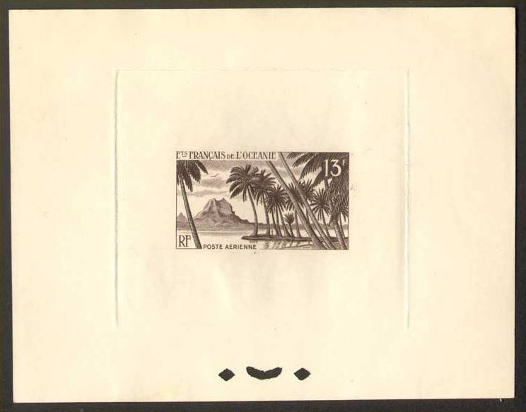 Polinesia_Oceanie_1955_Yvert_PA32-Scott_C23_sepia