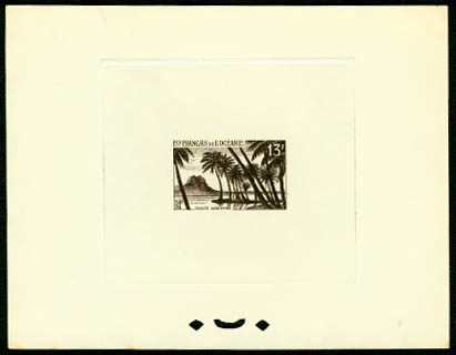 Polinesia_Oceanie_1955_Yvert_PA32a-Scott_C23_unadopted_small-size_palms_sepia_b_ATP