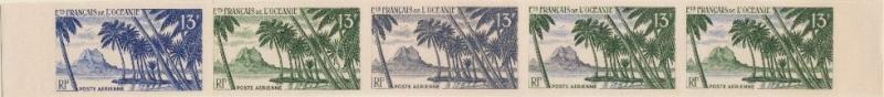 Polinesia_Oceanie_1955_Yvert_PA32-Scott_C23_five_n