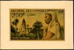 Comores_1949_Yvert_PA3a-Scott_C3_unadopted_Mosquee_MAQ
