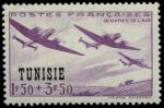 Tunisia_1942_Yvert_243A-Scott_unadopted_1f50_+_3f50_OEuvres_de_Air_a_US