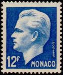 Monaco_1950_Yvert_347-Scott_256_12f_Rainier_III_IS