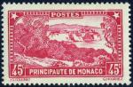 Monaco_1933_Yvert_123a-Scott_122_unissued_red_Monaco_Rock_US