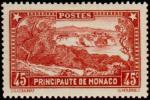 Monaco_1933_Yvert_123-Scott_122_red-brown_Monaco_Rock_IS
