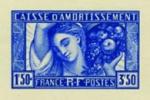 France_1931_Yvert_269a-Scott_B38a_unadopted_Caisse_Amortissement_blue_aa_AP_detail