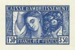 France_1931_Yvert_269a-Scott_B38a_unadopted_Caisse_Amortissement_blue_ab_AP_detail