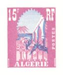 Algeria_1954_Yvert_314a-Scott_258_unadopted_15f_Musee_du_Bardo_lilac_525_Lc_blue_2041_Lc_typo_CP_detail