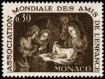 Monaco_1965_Yvert_688-Scott_630_Nativity_a_IS