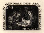 Monaco_1965_Yvert_688a-Scott_630_unadopted_Nativity_black_aa_AP_detail_a