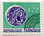 France_1969_Yvert_Preoblit_125-Scott_1240_typo
