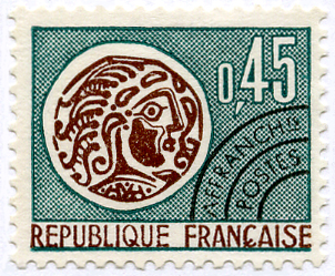 France_1971_Yvert_Preoblit_132-Scott_typo