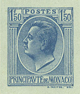 Monaco_1924_Yvert_99-Scott_85_dark-blue_on_blue_typo_ab_detail
