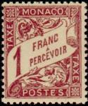 Monaco_1926_Yvert_Taxe_23-Scott_J23_typo