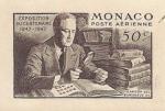 Monaco_1947_Yvert_PA22-Scott_C16_sepia_1604_detail