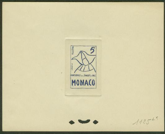 Monaco_1954_Yvert_400-Scott_307_blue_1125_Lx