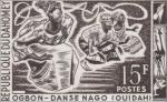 Dahomey_1964_Yvert_208-Scott_188_sepia_detail