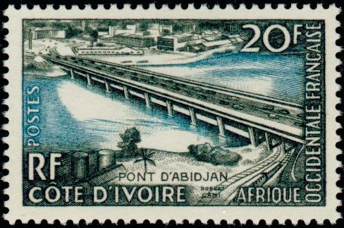 Fr_West_Africa_1958_Yvert_65-Scott_77_bridge_IS