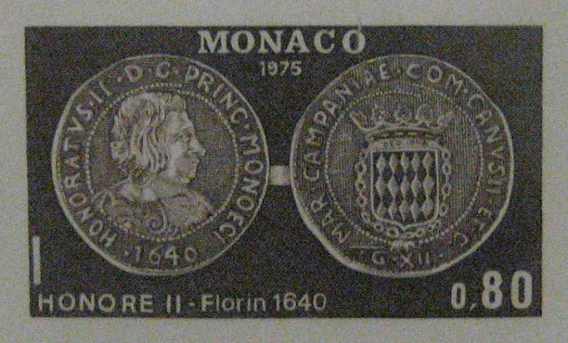 Monaco_1975_Yvert_1040-Scott_1000_sepia_approved_detail