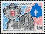 Monaco_1982_Yvert_1331-Scott_1338_Archdiocese_IS