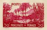 Monaco_1937_Yvert_135-Scott_B19_lilac_1506_Lefc_detail