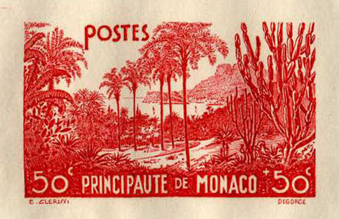 Monaco_1937_Yvert_135-Scott_B19_red_1414_Lorilx_detail