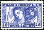 France_1931_Yvert_269a-Scott_B38a_unadopted_Caisse_Amortissement_blue_ESS