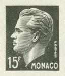 Monaco_1950_Yvert_350b-Scott_257_unissued_15f_Rainier_III_grey_a_typo_AP_detail