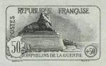 France_1917_Yvert_153a-Scott_B8_unadopted_50c_+_50c_Orphelins_black_605_typo_CP_detail