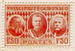 Monaco_1928_Yvert_112a-Scott_112_unissued_in_typo_International_Philatelic_Expo_red-orange_b_typo_AP_detail