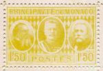 Monaco_1928_Yvert_112a-Scott_112_unissued_in_typo_International_Philatelic_Expo_yellow_c_typo_AP_detail