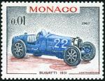 Monaco_1967_Yvert_708-Scott_648_Bugatti_IS