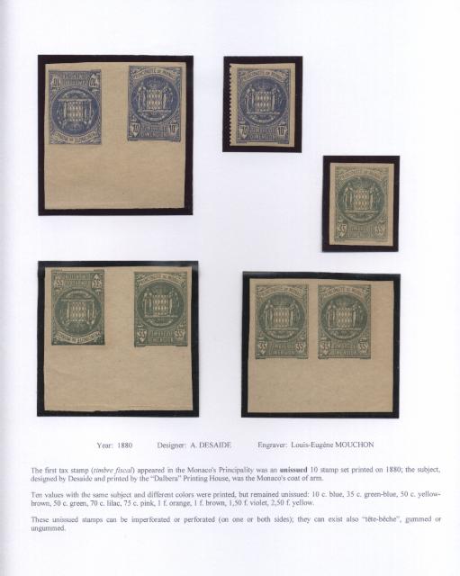pag 0001 d Fiscaux Type Desaide Non Emis 1880