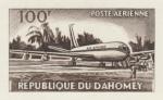 Dahomey_1963_Yvert_PA24-Scott_C20_etat_sepia_detail