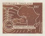 Togo_1967_Yvert_PA83-Scott_C81_brown_b_detail