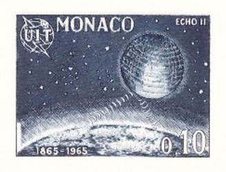 Monaco_1965_Yvert_665a-Scott_606_unadopted_Satellite_Echo_II_etat_dark-blue_ab_AP_detail