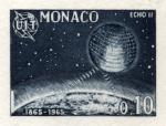 Monaco_1965_Yvert_665a-Scott_606_unadopted_Satellite_Echo_II_etat_dark-blue_aa_AP_detail
