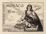 Monaco_1960_Yvert_PA78a-Scott_C58_unadopted_St_Devote_dark-brown_b_AP_detail