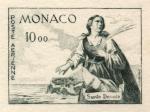 Monaco_1960_Yvert_PA78a-Scott_C58_unadopted_St_Devote_dark-olive-green_AP_detail