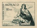 Monaco_1960_Yvert_PA78a-Scott_C58_unadopted_St_Devote_etat_dark-green_aa_AP_detail
