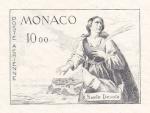 Monaco_1960_Yvert_PA78a-Scott_C58_unadopted_St_Devote_grey_AP_detail