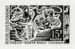 Dahomey_1964_Yvert_208-Scott_188_black_b_detail