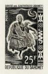 Dahomey_1964_Yvert_209-Scott_189_black_b_detail
