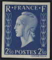 France_1945_Yvert_701C-Scott_505_unissued_2f50_Type_I_Marianne_de_Dulac_c_US