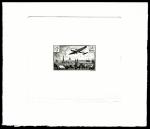 France_1936_Yvert_PA14a-Scott_C14_unissued_50F_big_F_plane_over_Paris_black_b_AP