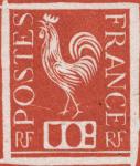France_1934_Yvert_633a-Scott_unadopted_Coq_50c_1er_etat_red-brown_typo_aa_AP_detail