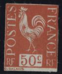 France_1934_Yvert_633a-Scott_unadopted_Coq_50c_red-brown_typo_ab_ESS
