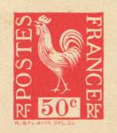 France_1934_Yvert_633b-Scott_unadopted_Coq_50c_carmine-red_301_typo_aa_CP_detail