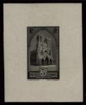France_1930_Yvert_259b-Scott_247_unissued_in_Helio_by_Courmont_3f_Cathedrale_de_Reims_black_aa_ESS