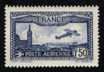 France_1930_Yvert_PA6-Scott_C6_plane_over_Marseille_blue_a_IS