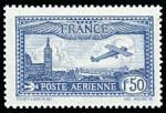 France_1930_Yvert_PA6-Scott_C6_plane_over_Marseille_blue_b_IS